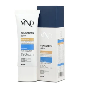 لوسیون ضد آفتاب با SPF 90 (بژ تیره) مناسب پوست چرب