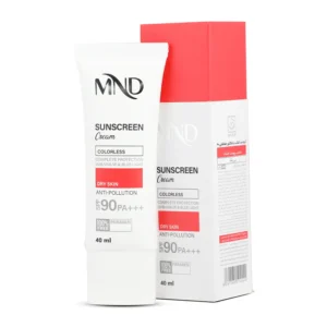 کرم ضدآفتاب با SPF 90 مناسب پوست خشک بی رنگ
